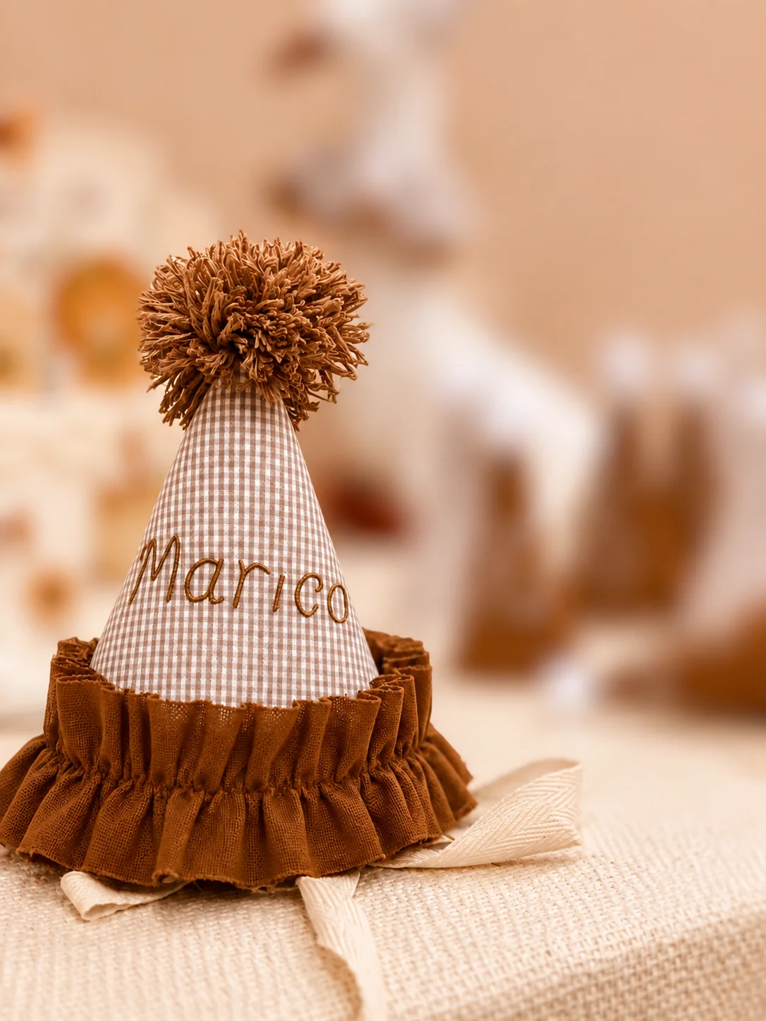 Chapéu personalizado para bebê